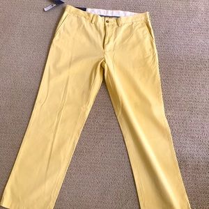 Ralph Lauren NEW yellow pants with tags, 36x30